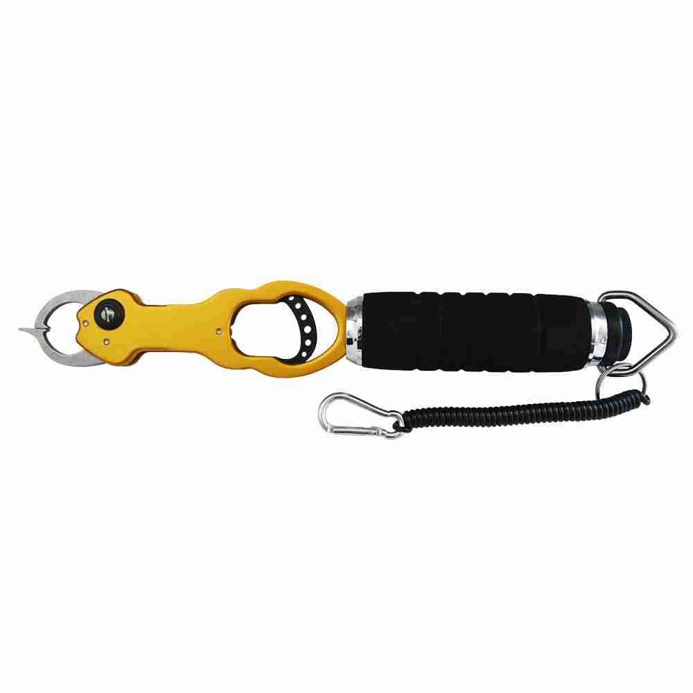 Fishing Grip Fish Gripper Lip grip Tools Tackle Scale New Aluminum Alloy Portable With weighing machine control fish